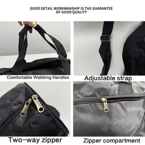 Bolsa de Deporte Personalizada con Logotipo de Alta Calidad para Hombre, Bolsa de Gimnasio Impermeable con Separación para Ropa Seca y Mojada, Bolsa de Viaje de Nailon - Product Image 6