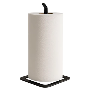 Modern Adjustable Steel Paper Towel <b>Holder</b> for <b>Kitchen</b> <b>Roll</b> Nickel Finish Base Easy No-Drill Installation - Product Image 1