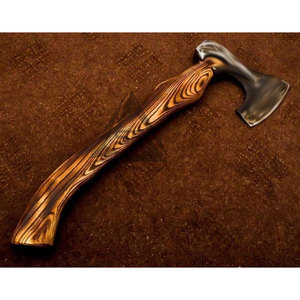 Hacha con mango de madera de alta calidad hecha en Pakistán, herramienta de corte con espiga plana, venta al por mayor y precio económico - Product Image 3