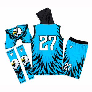 Fabricant d'uniformes de football américain 7v7, maillots et shorts d'équipe personnalisés, OEM ODM, impression numérique, vêtements de sport à capuche 100% polyester pour - Product Image 3