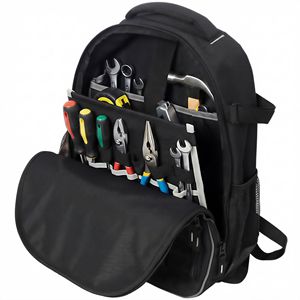 Sac à dos magnétique en tissu Oxford pour outils lourds, multi-poches, pour électriciens et techniciens - Product Image 6