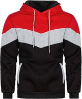 Sweat à capuche zippé pour homme, color-block, tricoté, imperméable, écologique, anti-boulochage, respirant, automne, manches classiques, logo frontal