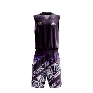Vente directe usine – Ensembles d'uniformes de basketball unisexes respirants, anti-humidité, impression par sublimation personnalisée, grandes tailles, séchage rapide - Product Image 1