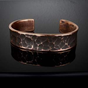 Handmade Modern-Design <b>Copper</b> <b>Bracelet</b> for <b>Men</b> Sleek Wristbands - Product Image 3