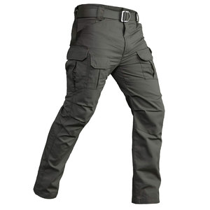 2026 Men Cotton <b>Cargo</b> <b>Work</b> Pants Abrasion Resistant Multiple Pockets Uniform Type Workwear - Product Image 1
