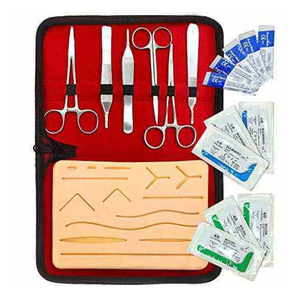 Kit de Práctica de Sutura para Sección Cesárea, Instrumental Quirúrgico para Entrenamiento de Sutura y Uso en Estudios Médicos - Product Image 1
