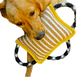Jouet pour chien en corde de jute en gros – Jouet à mâcher robuste en fibre naturelle tressée pour chiens et chiots - Product Image 5