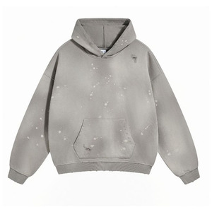 Sudadera con Capucha Oversize Rosa Tie-Dye 100% Algodón Felpa Unisex Corte Regular con Bolsillos Estilo Primavera - Product Image 2