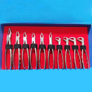 Kit d'extraction dentaire personnalisé pour étudiants, 10 pièces, instruments manuels en acier inoxydable pour la chirurgie générale - Product Image 2