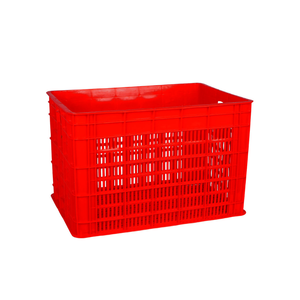 Heavy Duty Mesh Plastic <b>Storage</b> <b>Crate</b> Stackable Industrial Logistics Container Reusable Ventilated Vegetable Packing Warehouse - Product Image 3