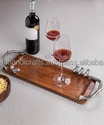 Plato de MDF pulido, bandeja para servir, tablero de madera Vintage con modelo personalizado para organización del hogar, comida decorativa - Product Image 5