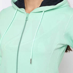 ผู้ผลิตจากปากีสถาน ชุดวอร์มผู้หญิงดีไซน์ล่าสุด ผ้าฝ้าย 100% สีพื้น ชุดวอร์มผู้หญิง - Product Image 5