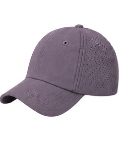 Dusty <b>Purple</b> Breathable Sports Baseball Cap Adjustable Strap Lightweight Quick Dry Outdoor Running Gym Casual <b>Hat</b> Premium - Product Image 2