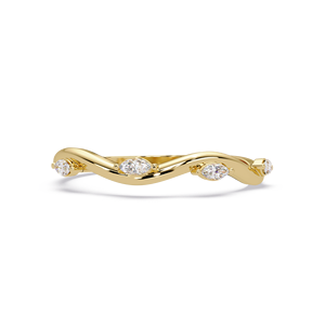 Anillo de Plata de Ley 925 con Baño de Oro Vermeil, Diamante Cultivado en Laboratorio Personalizado, Joyería Fina de Plata 92.5, OEM, ODM, Marca Privada - Product Image 1
