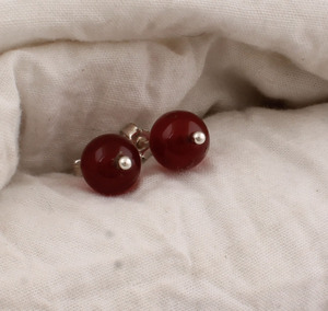 Wholesale <b>Red</b> Onyx <b>Earrings</b> 925 Sterling Silver Bold <b>Red</b> Gemstone <b>Drop</b> <b>Earrings</b> B2B Jewelry Supplier Handmade <b>Red</b> Onyx Jewelry - Product Image 3
