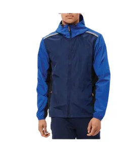 Men's Navy Blue Sporty <b>Track</b> <b>Pants</b> Full Length Quick Dry With Side Pockets Elastic Waist Regular Fit Autumn Wear - Product Image 1