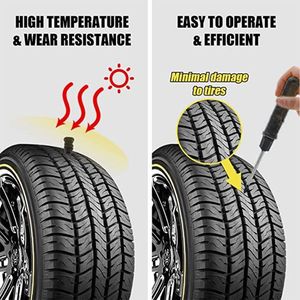 Kit Riparazione Pneumatici Fai-da-te 60 Pezzi, Toppa per Pneumatici Piatti per Auto, Camion, Moto, Uso Domestico, Materiale Acciaio e Metallo - Product Image 6