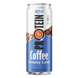 Boisson protéinée au café Mocha en conserve Rita 325ml, prête à boire, fournisseur en gros, usine, OEM, ODM, marque privée - Product Image 3