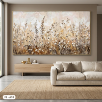 Impression sur toile d'huile florale de qualité galerie HALO, édition authentique Vietnam, peinture sur toile originale faite à la main de la marque HALO, encadrée F6-A10