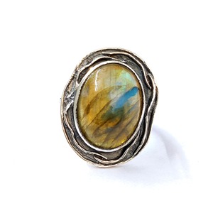 <b>Labradorite</b> Fashion <b>Ring</b> 6.1 Grams Elegant and Unique Accessory - Product Image 1