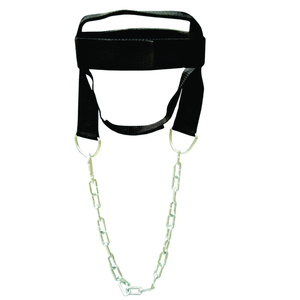 Arnés de entrenamiento de músculos cervicales de alta resistencia, equipo cómodo para levantamiento de pesas con cadena de acero y acolchado suave para soporte. - Product Image 6