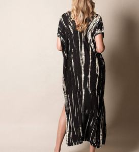 Vestido de diseñador para mujer, caftán de verano con tinte anudado, 2022 - Product Image 2