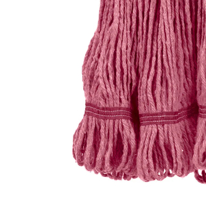 Más Vendido: Cabezales de Mopa Kentucky de Algodón Multicolor con Banda Superior de Madera, Sistema de Limpieza de Suelos con Autoescurridor y Diseño Enlazado - Product Image 5