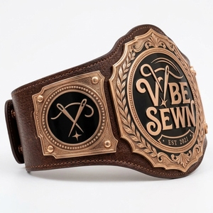 Cinturón de Campeonato Personalizado, Cinturón de Premio con Placas Metálicas Premium, Diseño Decorativo, Correa Ajustable, Trofeo para Competencia Deportiva, OEM - Product Image 4