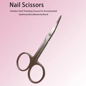 Cuticle <b>Nail</b> <b>Scissors</b> Extra Fine Curved <b>Nail</b> <b>Scissors</b> <b>for</b> Men Women Professional Small Grooming <b>Scissor</b> Latest New Design - Product Image 2