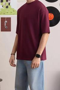 เสื้อยืดโอเวอร์ไซส์ผู้ชาย ทรงหลวม พิมพ์ลายกราฟิก สตรีทแวร์ ผ้าคอตตอนหนานุ่ม ระบายอากาศได้ดี 200 กรัม สไตล์ลำลอง - Product Image 3