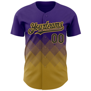 Maillots de baseball personnalisés avec logo d'équipe, légers et respirants, chemises personnalisées par sublimation OEM, maillots boutonnés grande taille - Product Image 3
