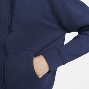 Sweat-shirt à capuche zippé intégral pour homme, en molleton de coton épais, uni, avec logo personnalisé, décontracté, coupe oversize, unisexe - Product Image 4