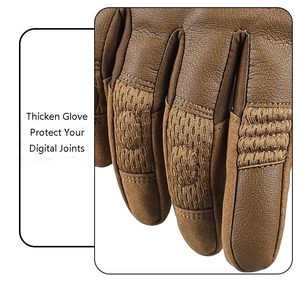 Men's Winter Racing <b>Gloves</b> Short Leather Motorbike Riding <b>Gloves</b> <b>Touch</b> <b>Screen</b> Capability Motocross Cross Casual Outdoor - Product Image 5