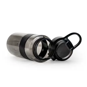 Botella de Agua Deportiva Ecológica de 700 ml con Pajita, Material RPET, Modelo TM-046-BLK - Product Image 6