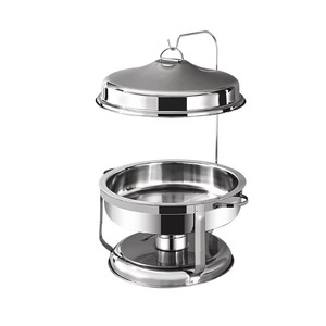Wholesale Food Warmer Pot Dinner Table Serving Dishes Wedding and Hotel Catering Service Chafing Dish Stylish Stand Buffet - Product Image 2