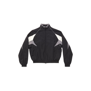 Wholesale Custom <b>Men's</b> Windbreaker Tracksuit Set Color Block Streetwear Two Piece Sportswear <b>Jacket</b> and Jogger Pants Suit - Product Image 2