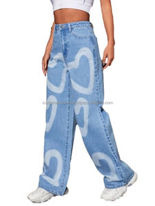 Street Style Fashion Breathable Women Denim Pants Women Jeans Baggy Style Light Weight Loose Pants <b>for</b> Girls - Product Image 3