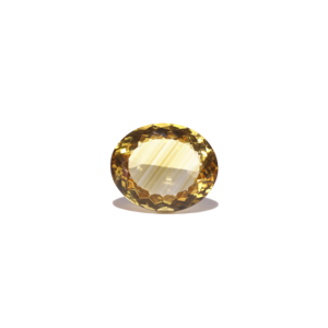 Natural Cat's Eye Citrine Loose Gemstone 15.15 Carat 4mm Excellent Cut Certified Wholesale - Product Image 1