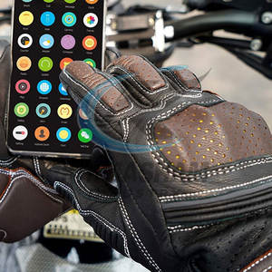 Guantes de Motocicleta de Cuero con Dedos Completos para Hombre, Precio de Oferta, Color Personalizado, Uso en Exteriores, Diseño Transpirable Antideslizante, Hechos en Pakistán - Product Image 3