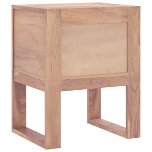 Table de chevet en teck massif naturel - Product Image 6