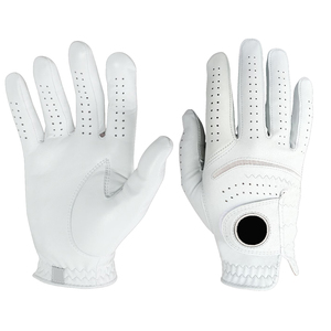 Nouveauté, gants de golf de haute qualité, doux, en vente, légers, personnalisés, nouveau style, meilleurs gants de golf en cuir d'agneau véritable - Product Image 1
