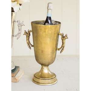 Cubo de Hielo de Lujo con Base, Diseño Moderno, Asas Decorativas, Enfriador de Vino, Artículos Decorativos para el Hogar - Product Image 1