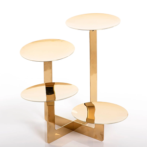 Soporte Metálico para Pasteles y Postres de Fabricante Confiable, con Múltiples Niveles, para Exhibición en Pastelerías y Tiendas de Repostería - Product Image 4