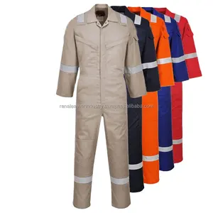 Nomex लौ Coveral Nomex नीली लौ प्रतिरोधी Workwear