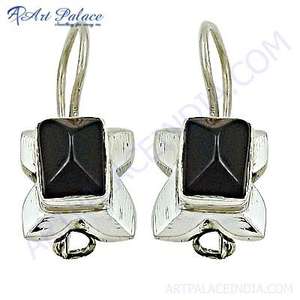 Joyería de Plata de Ley 925, pendiente de plata granate - Product Image 1