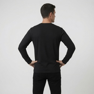 Long Sleeve Men T <b>Shirt</b> <b>100</b> <b>Polyester</b> Soft Touch Clothing Men Boys Full Sleeve Tee <b>Shirt</b> Casual Wear Man Clothes Gym <b>Shirt</b> - Product Image 4