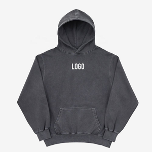 Sudadera con Capucha Personalizada con Lavado Ácido, Detalle de Costura Invertida, Felpa Francesa Gruesa, Precio de Fábrica al por Mayor en Sialkot - Product Image 1