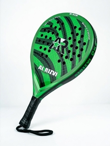 Raquette de padel d'entraînement de haute qualité, confortable, 100% fibre de verre, légère, noyau en EVA, écologique, forme ronde, personnalisable - Product Image 3