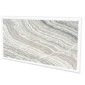 Revêtement mural en pierre flexible noir glacé, léger, imperméable, moderne, en feuille de marbre pour cuisine, salle de bain, escalier - Product Image 5