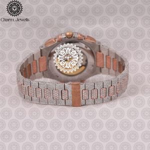 Reloj de Lujo para Hombre Charm Jewells, Caja Cuadrada de Acero Inoxidable, Esfera Analógica de 40 mm, Cierre Oculto con Botón, Cristal, Mecánico - Product Image 3